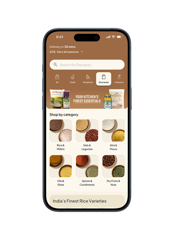 Groceries category landing page 1