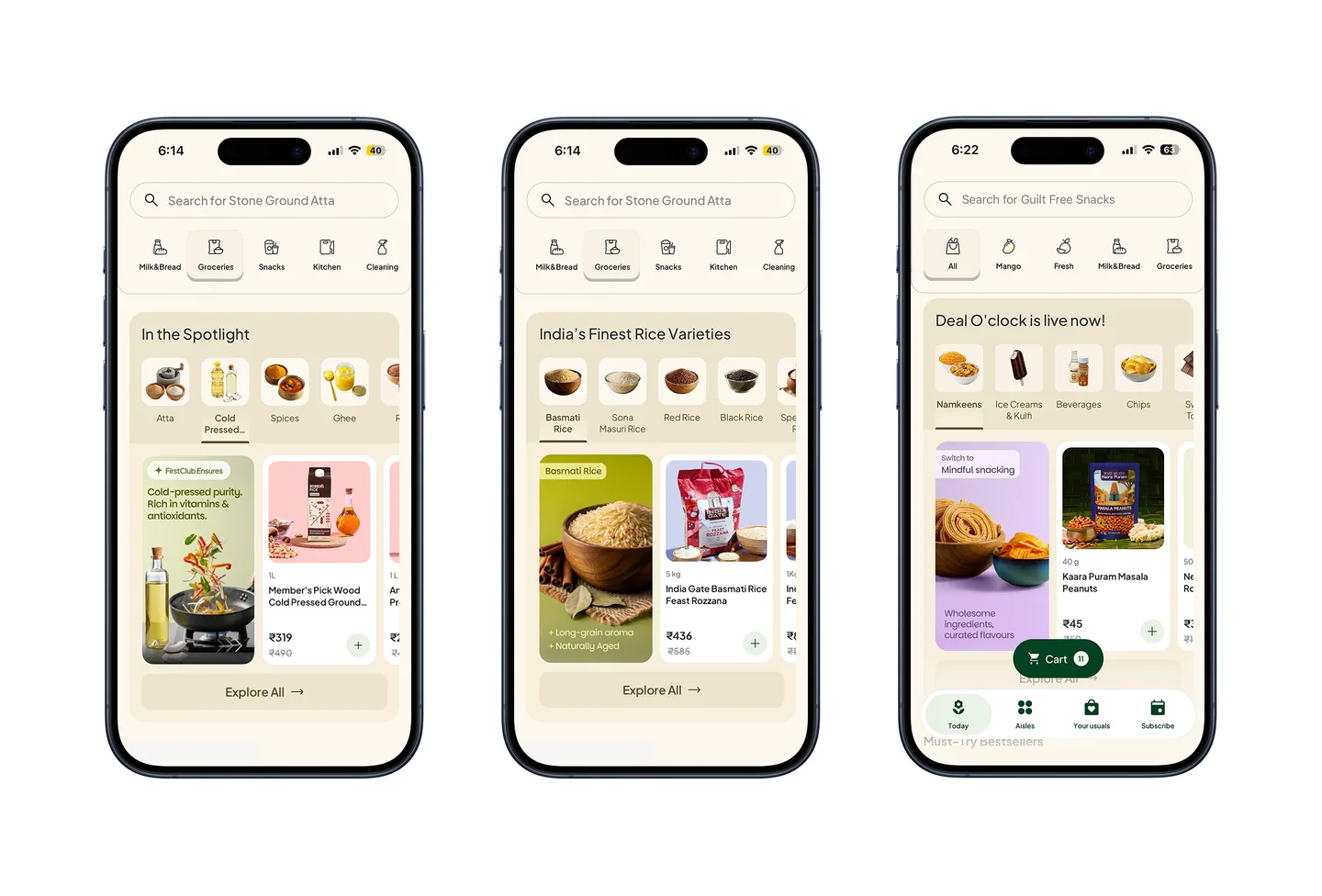 Thumbnail Selector category rail examples